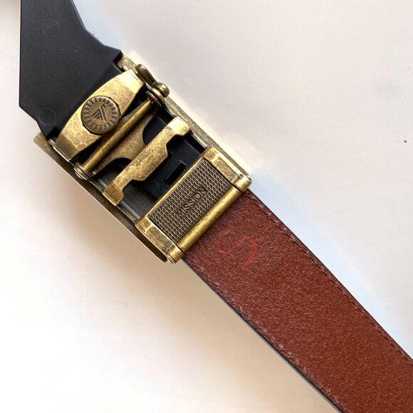 NEW Mission Western Collection Cowboy Leather Men's Belt - Picture 4 of 10